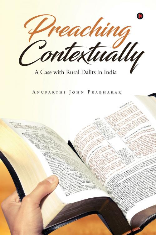 Cover of the book Preaching Contextually by Anuparthi John Prabhakar, Notion Press