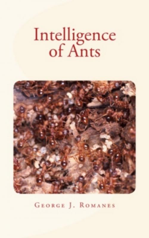 Cover of the book Intelligence of Ants by George J. Romanes, Editions Le Mono