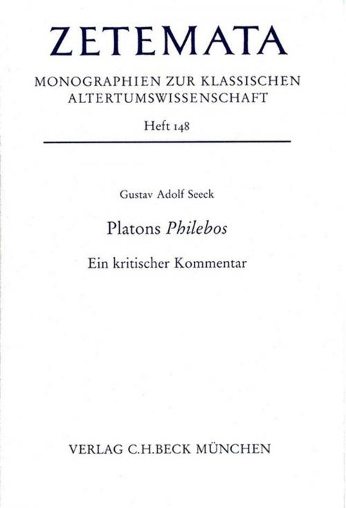 Cover of the book Platons Philebos by Gustav Adolf Seeck, C.H.Beck