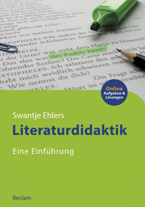 Cover of the book Literaturdidaktik. Eine Einführung by Swantje Ehlers, Reclam Verlag