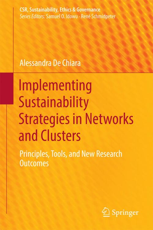 Cover of the book Implementing Sustainability Strategies in Networks and Clusters by Alessandra De Chiara, Springer International Publishing