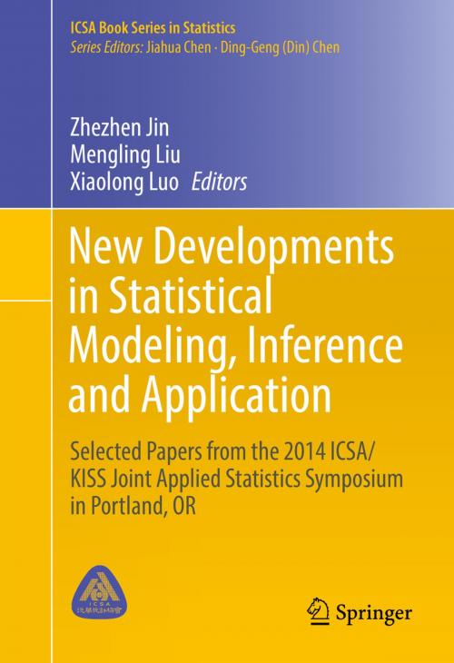 Cover of the book New Developments in Statistical Modeling, Inference and Application by , Springer International Publishing