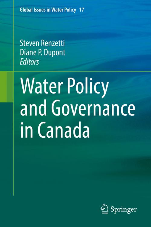 Cover of the book Water Policy and Governance in Canada by , Springer International Publishing