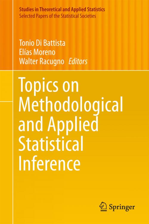 Cover of the book Topics on Methodological and Applied Statistical Inference by , Springer International Publishing