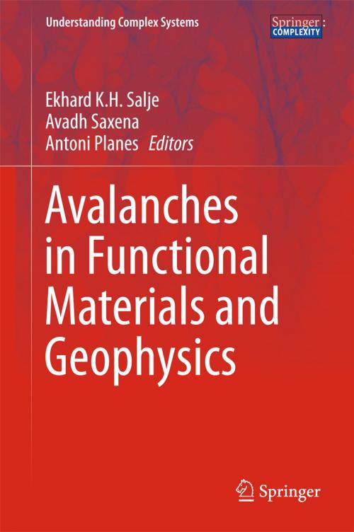 Cover of the book Avalanches in Functional Materials and Geophysics by , Springer International Publishing