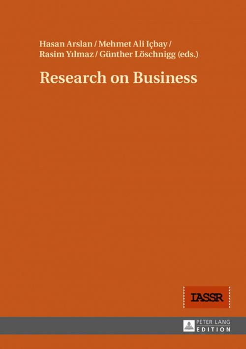 Cover of the book Research on Business by , Peter Lang