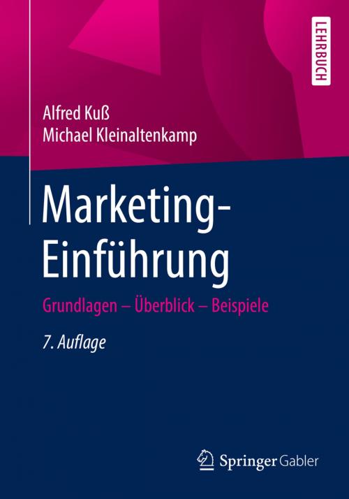 Cover of the book Marketing-Einführung by Alfred Kuß, Michael Kleinaltenkamp, Springer Fachmedien Wiesbaden