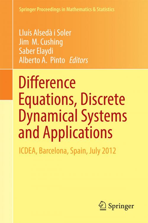 Cover of the book Difference Equations, Discrete Dynamical Systems and Applications by , Springer Berlin Heidelberg