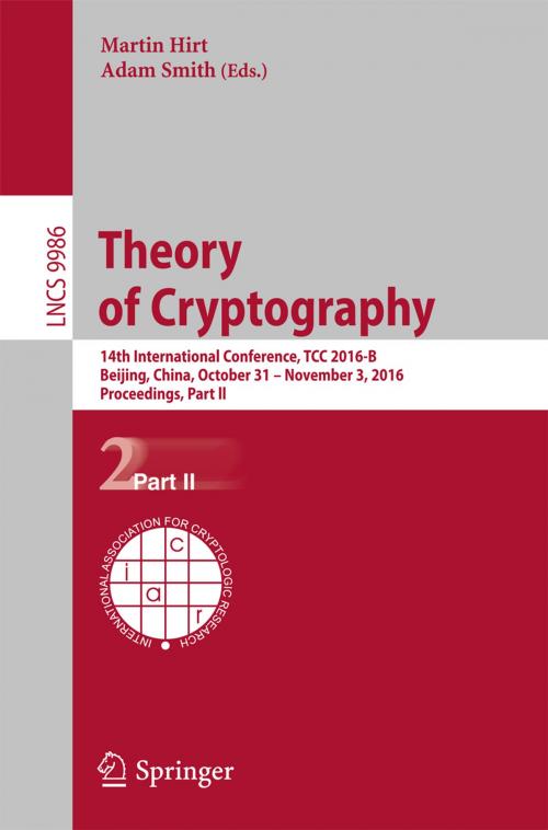 Cover of the book Theory of Cryptography by , Springer Berlin Heidelberg