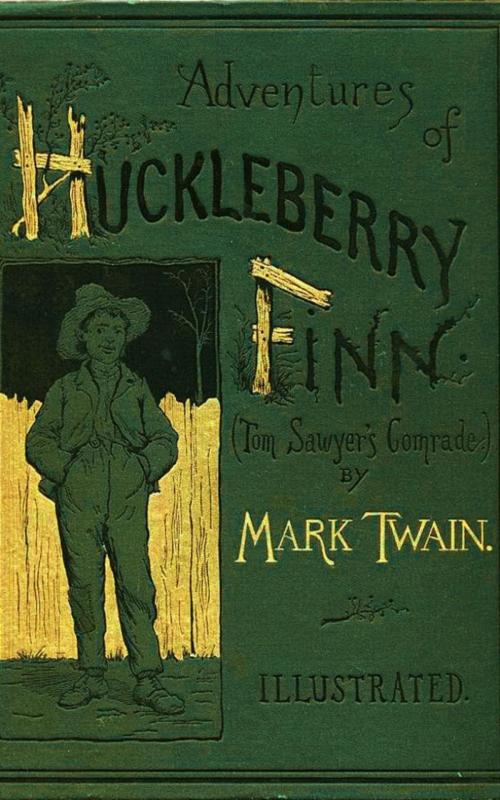 Cover of the book Adventures of Huckleberry Finn by Mark Twain, anboco