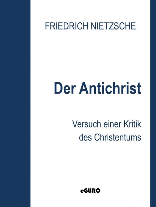 Cover of the book Der Antichrist by Friedrich Nietzsche, Books on Demand
