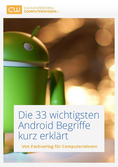 Cover of the book Die 33 wichtigsten Android Begriffe kurz erklärt by Rudolf Ring, YOUPublish
