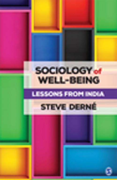 Cover of the book Sociology of Well-being by Steve Derne, SAGE Publications