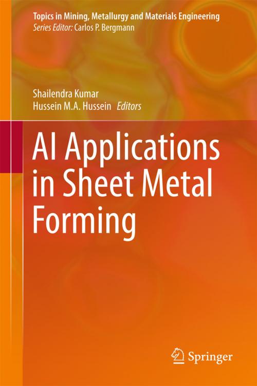 Cover of the book AI Applications in Sheet Metal Forming by , Springer Singapore