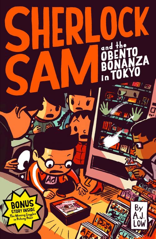 Cover of the book Sherlock Sam and the Obento Bonanza in Tokyo by A.J. Low, Epigram Books