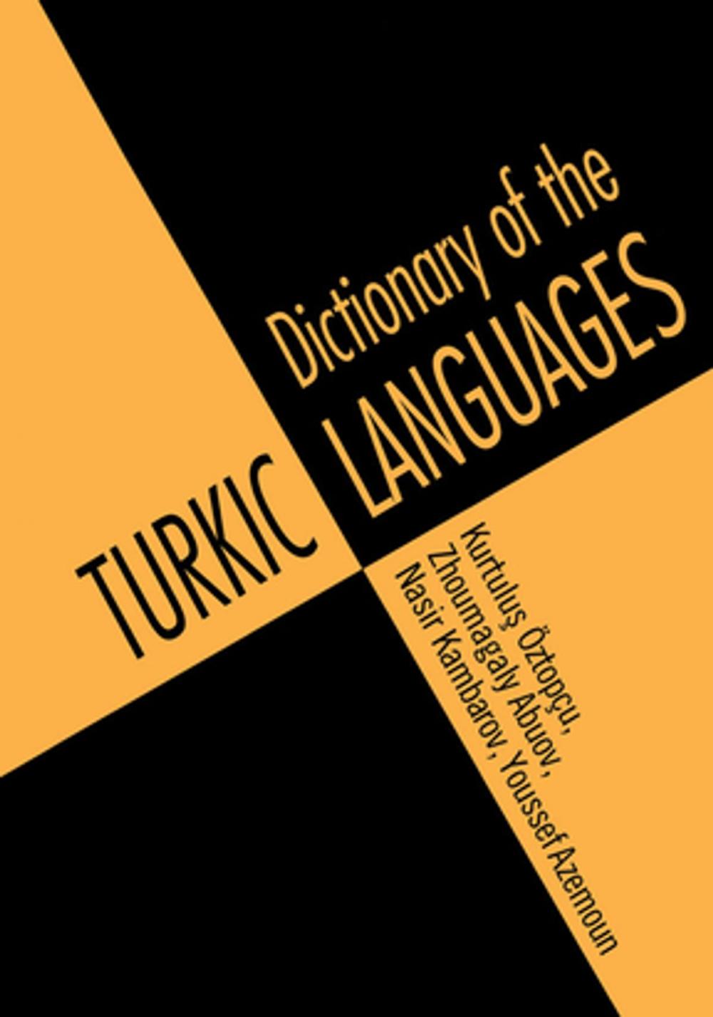 Big bigCover of Dictionary of Turkic Languages