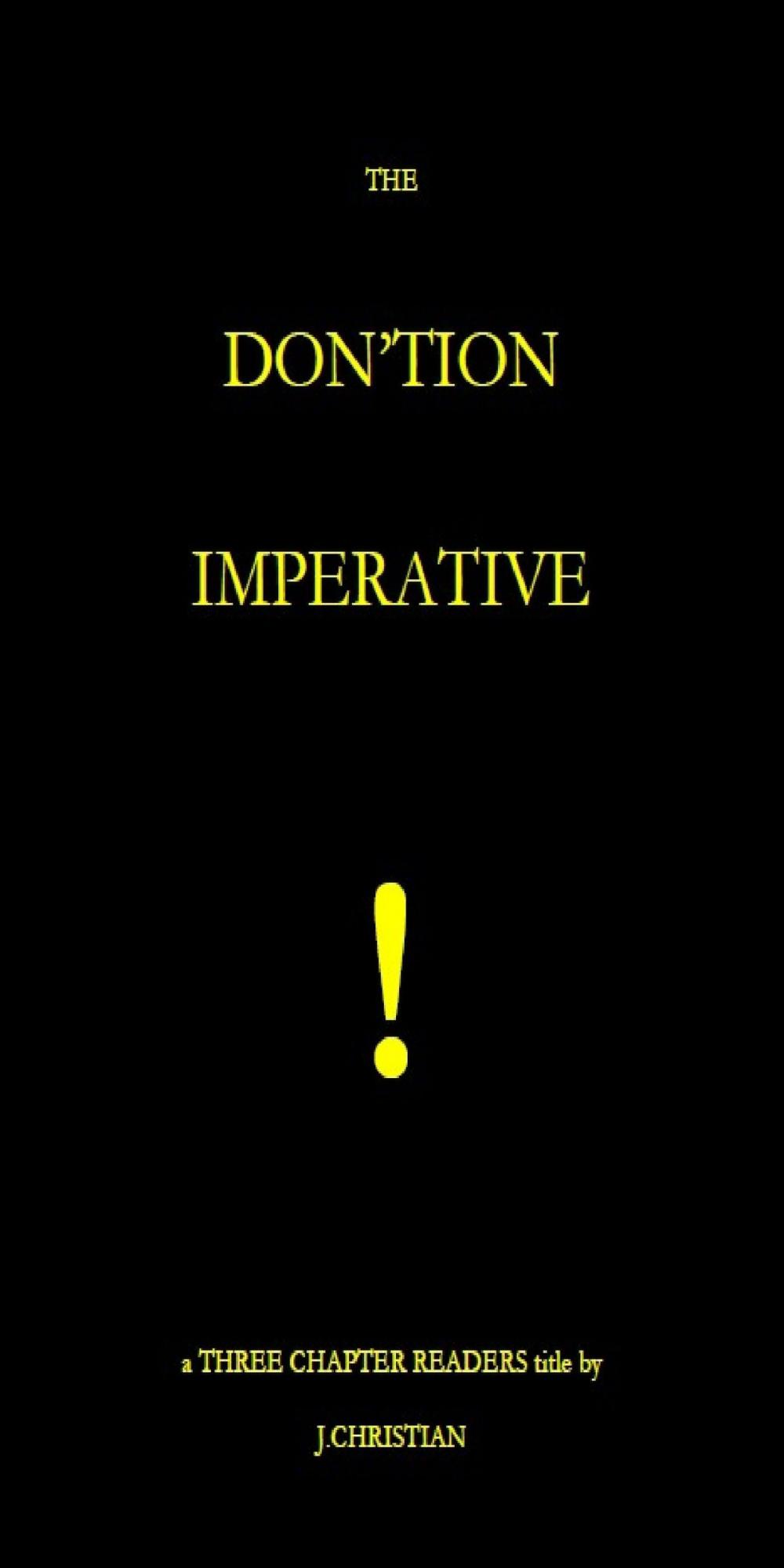 Big bigCover of The Don'tion Imperative