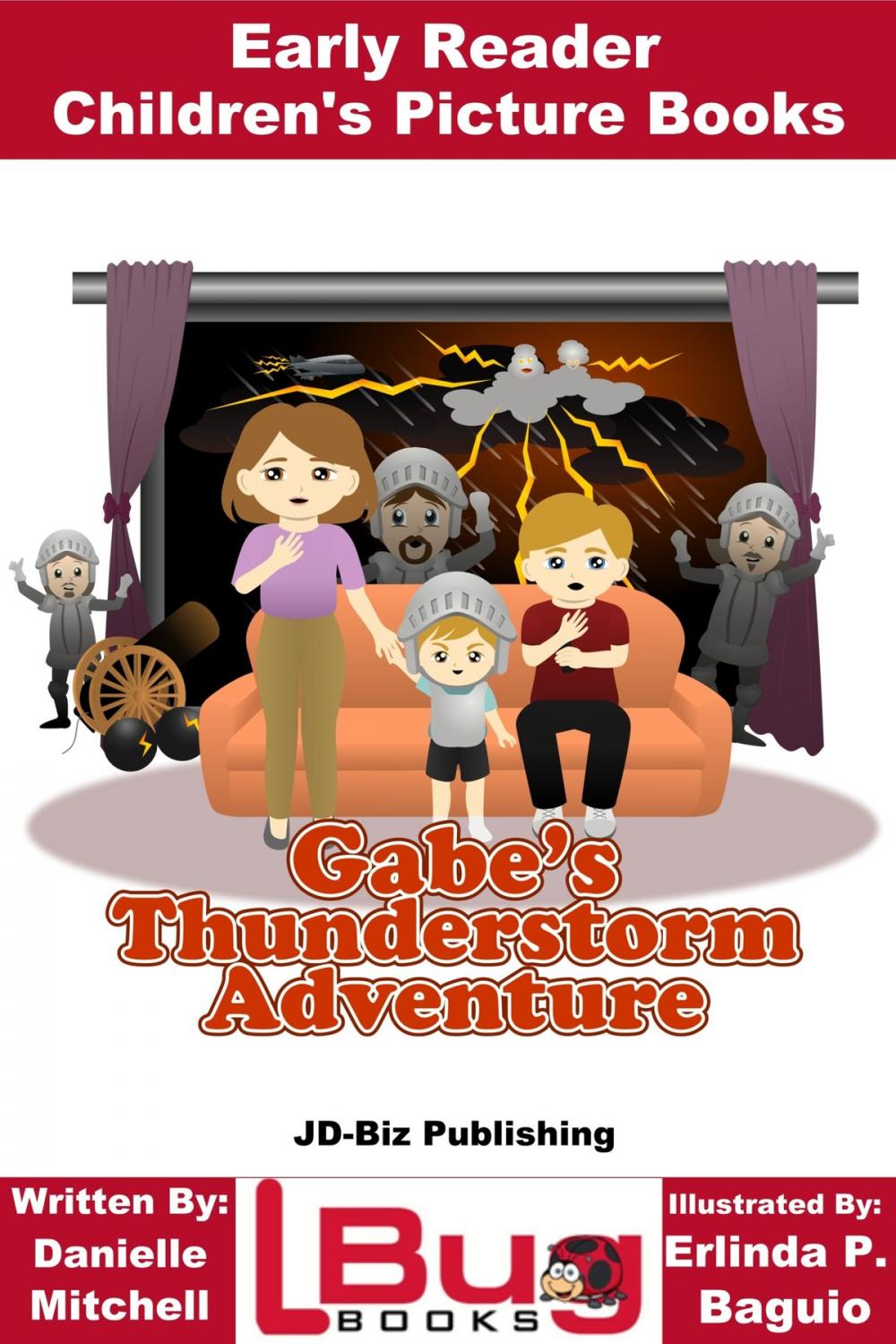 Big bigCover of Gabe's Thunderstorm Adventure: Early Reader - Children's Picture Books