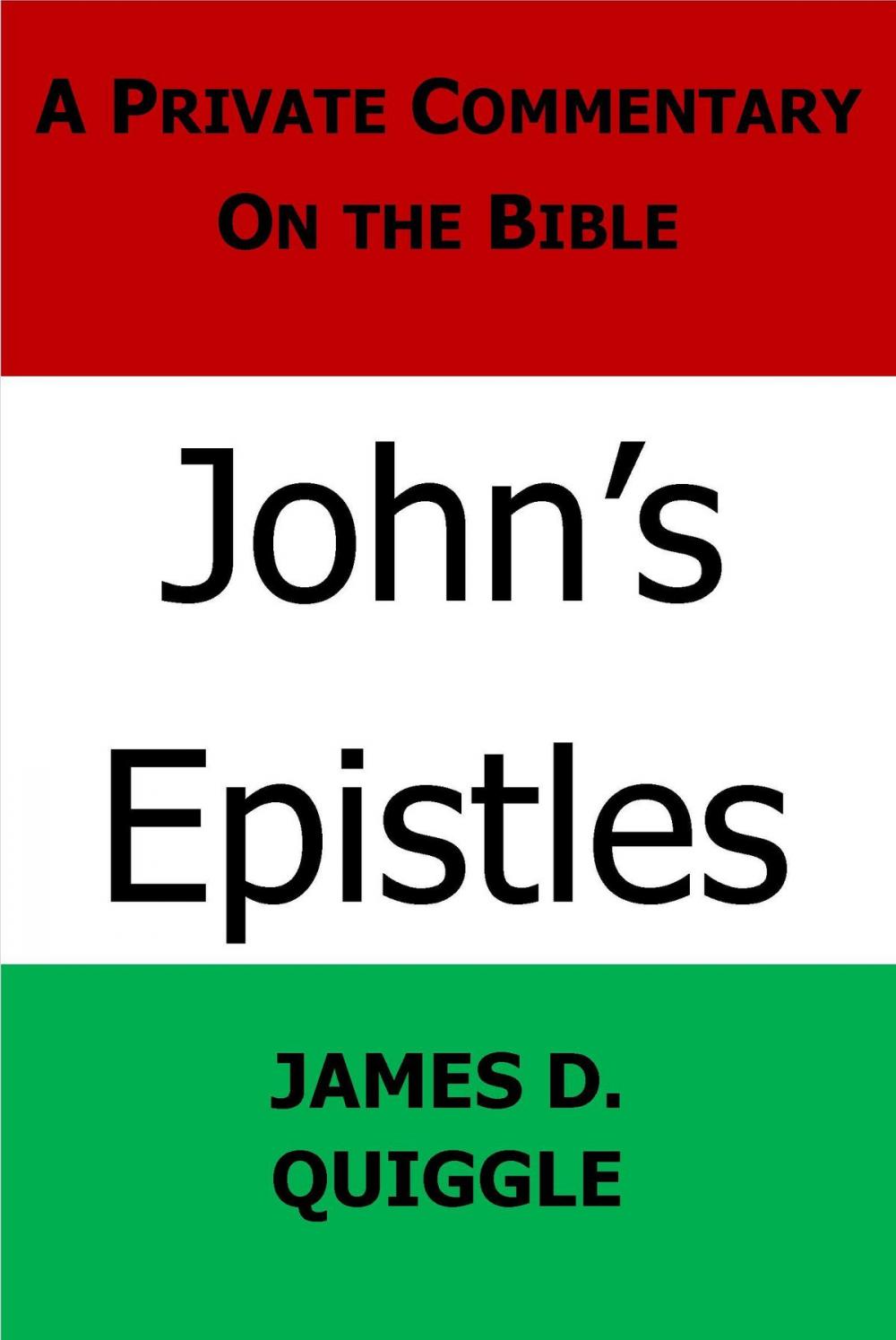 Big bigCover of John's Epistles