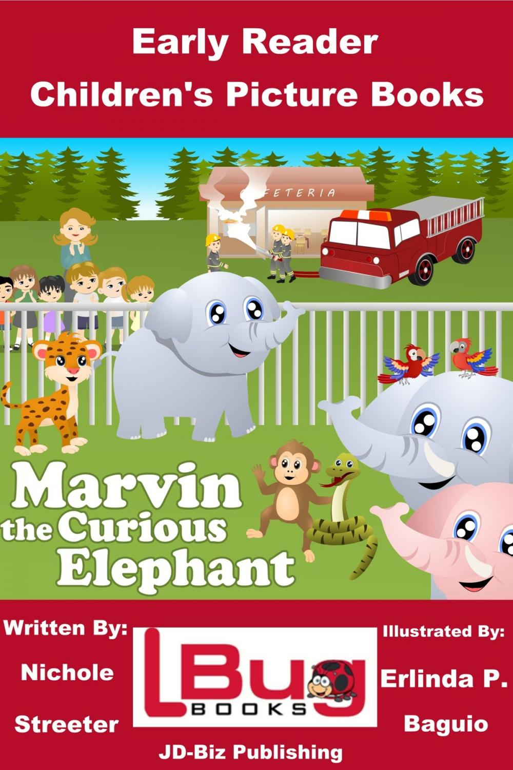 Big bigCover of Marvin the Curious Elephant: Early Reader - Children's Picture Books