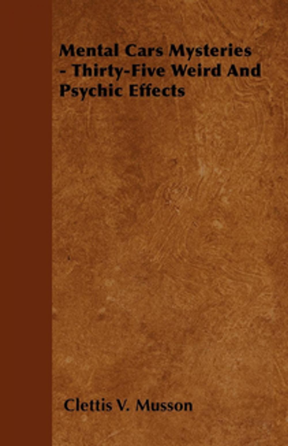 Big bigCover of Mental Card Mysteries - Thirty-Five Weird And Psychic Effects
