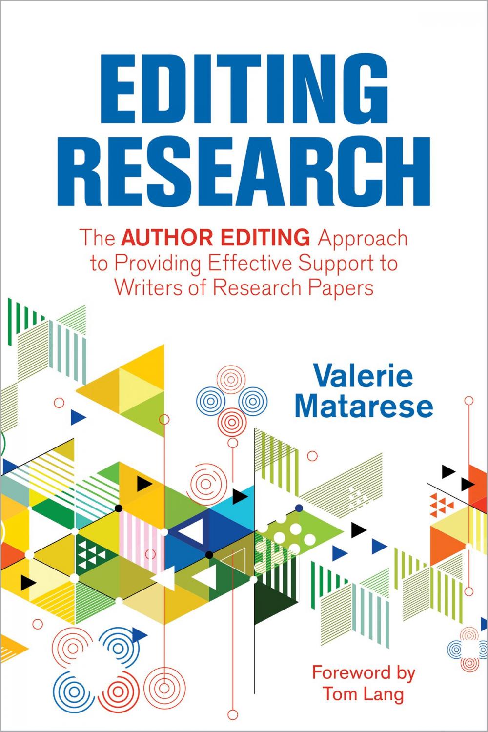 Big bigCover of Editing Research