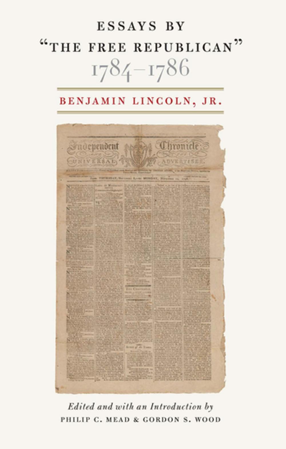 Big bigCover of Essays by “The Free Republican,” 1784–1786