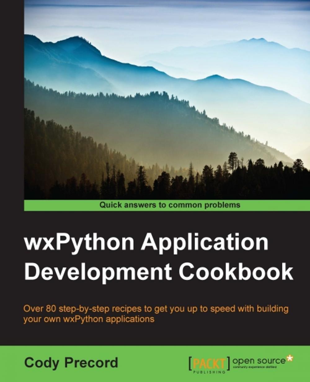 Big bigCover of wxPython Application Development Cookbook