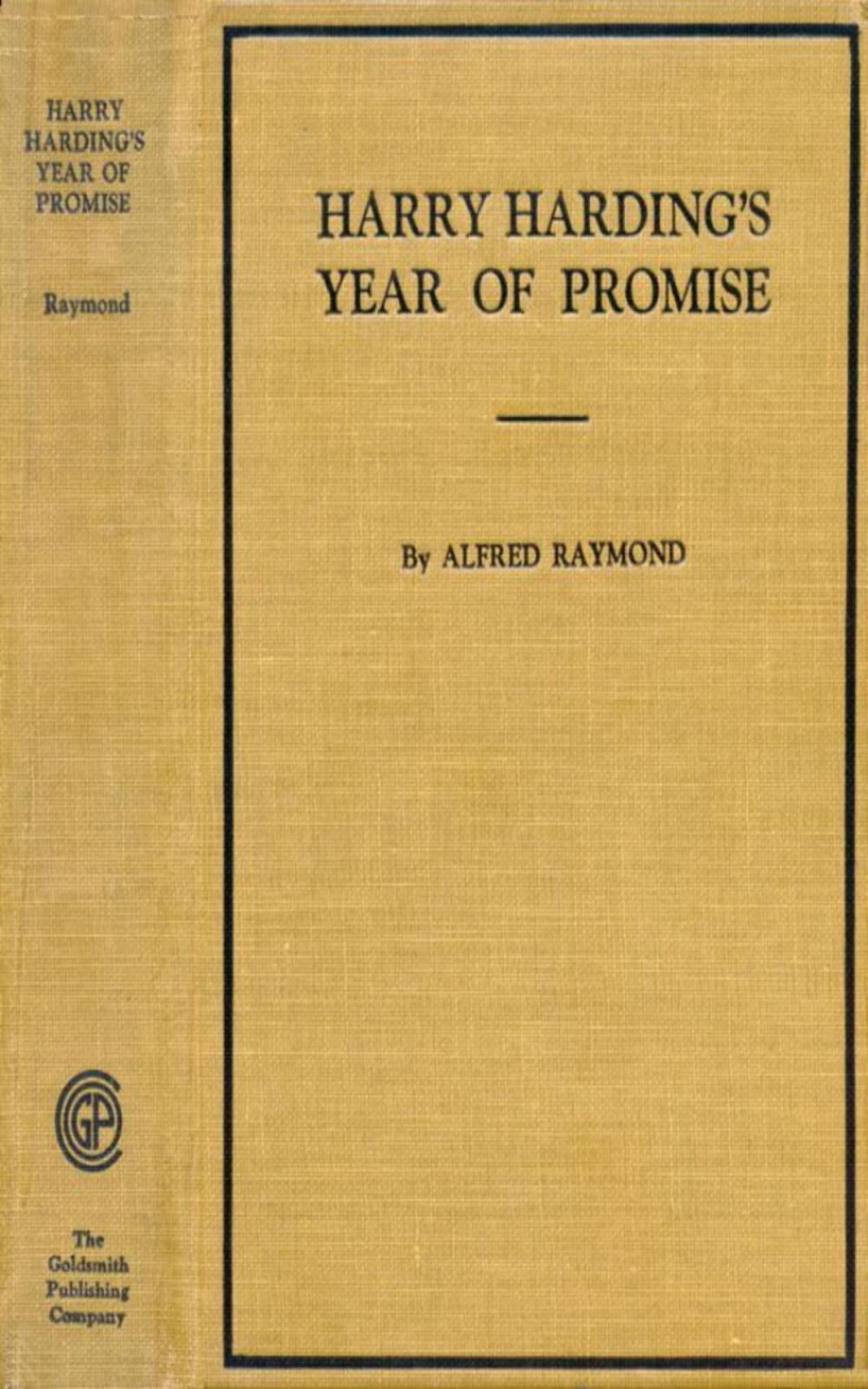 Big bigCover of Harry Harding's Year of Promise