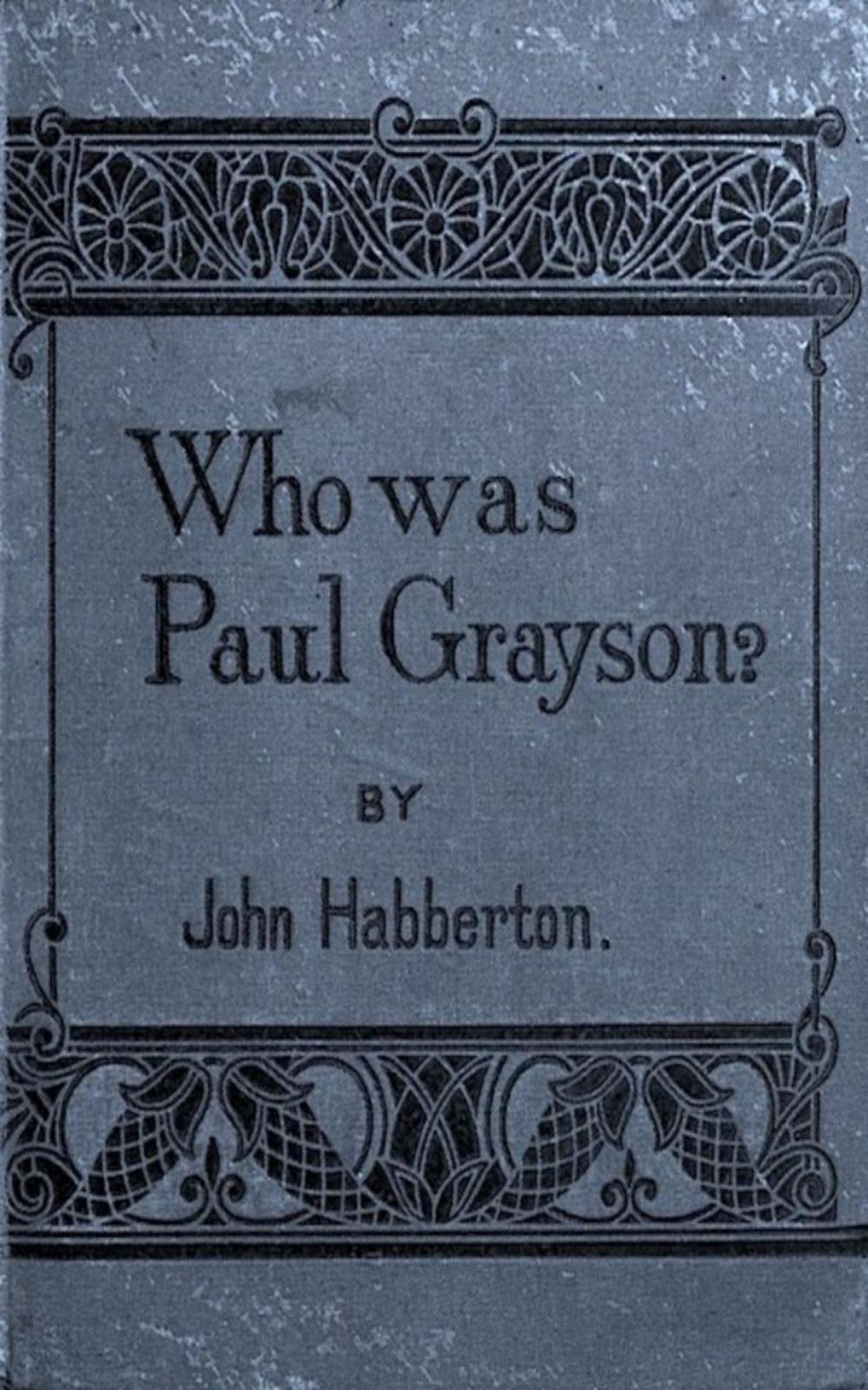Big bigCover of Who Was Paul Grayson