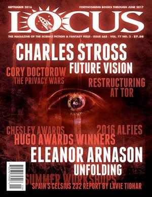 Cover of Locus Magazine Issue #668, September 2016