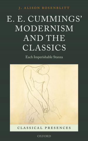 Cover of the book E. E. Cummings' Modernism and the Classics by A. D. Nuttall