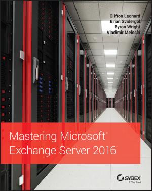 Book cover of Mastering Microsoft Exchange Server 2016