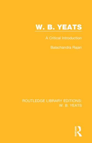 Book cover of W. B. Yeats
