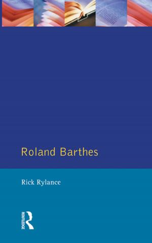 Cover of the book Roland Barthes by 