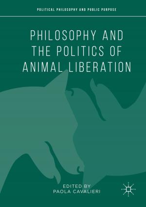 Cover of the book Philosophy and the Politics of Animal Liberation by 