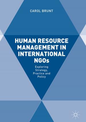 Cover of the book Human Resource Management in International NGOs by Joseph Szarka, Richard Cowell, Geraint Ellis, Peter A. Strachan, Charles Warren