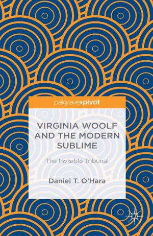 Book cover of Virginia Woolf and the Modern Sublime