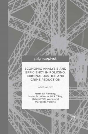 Cover of the book Economic Analysis and Efficiency in Policing, Criminal Justice and Crime Reduction by Adriana Craciun