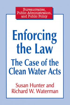 Book cover of Enforcing the Law: Case of the Clean Water Acts