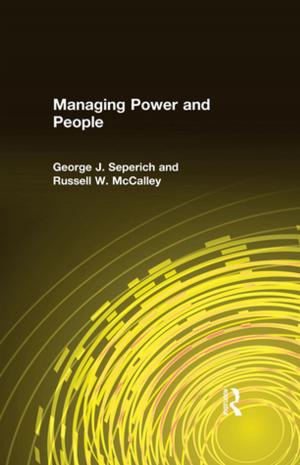 Cover of the book Managing Power and People by Steven F. Kruger