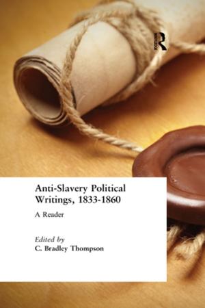 Book cover of Anti-Slavery Political Writings, 1833-1860