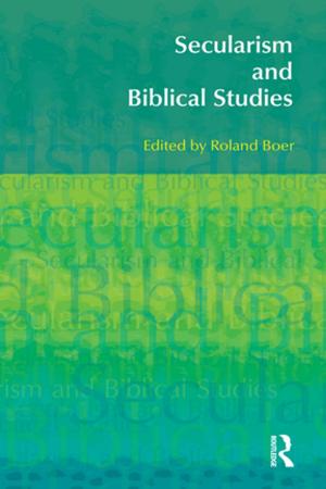 Cover of the book Secularism and Biblical Studies by Michael A. Caldero, Jeffrey D. Dailey, Brian L. Withrow