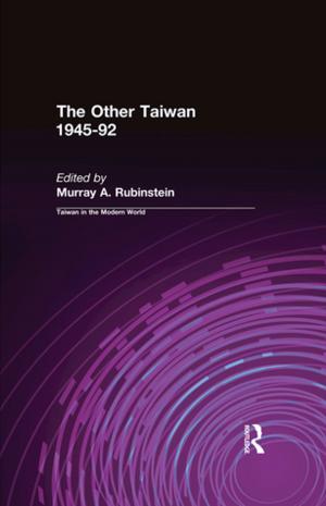 Cover of the book The Other Taiwan, 1945-92 by Lucjan Dobroszycki, Jeffery S. Gurock