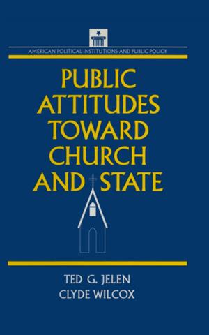 Cover of the book Public Attitudes Toward Church and State by Bernard K. Gordon