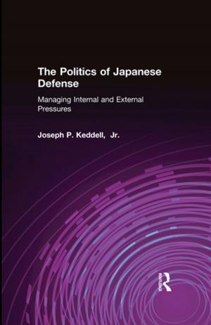 Cover of the book The Politics of Japanese Defense: Managing Internal and External Pressures by John Fiske, Black Hawk Hancock