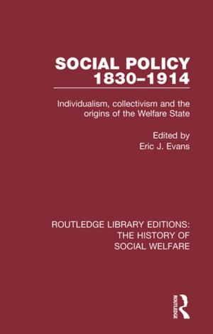 Cover of the book Social Policy 1830-1914 by the late Pierre Geissmann, Claudine Geissmann