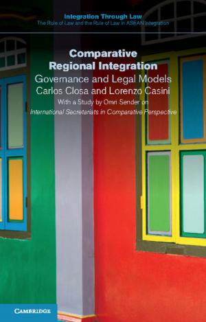 Cover of the book Comparative Regional Integration by Anil Rao