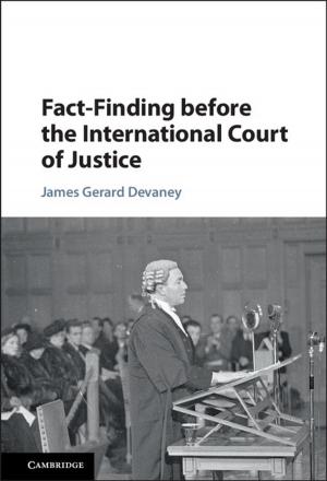 Cover of the book Fact-Finding before the International Court of Justice by Professor Norman Maclean