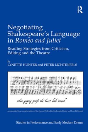 Book cover of Negotiating Shakespeare's Language in Romeo and Juliet